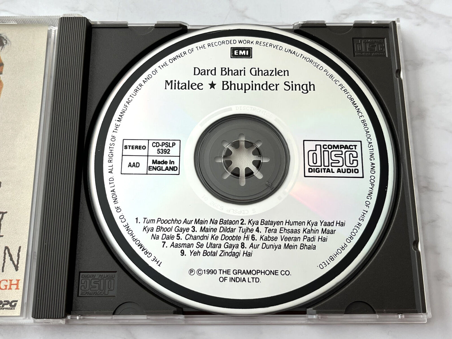 Mitalee & Bhupinder Singh – Dard Bhari Ghazlen (1990) [UK PRESS]