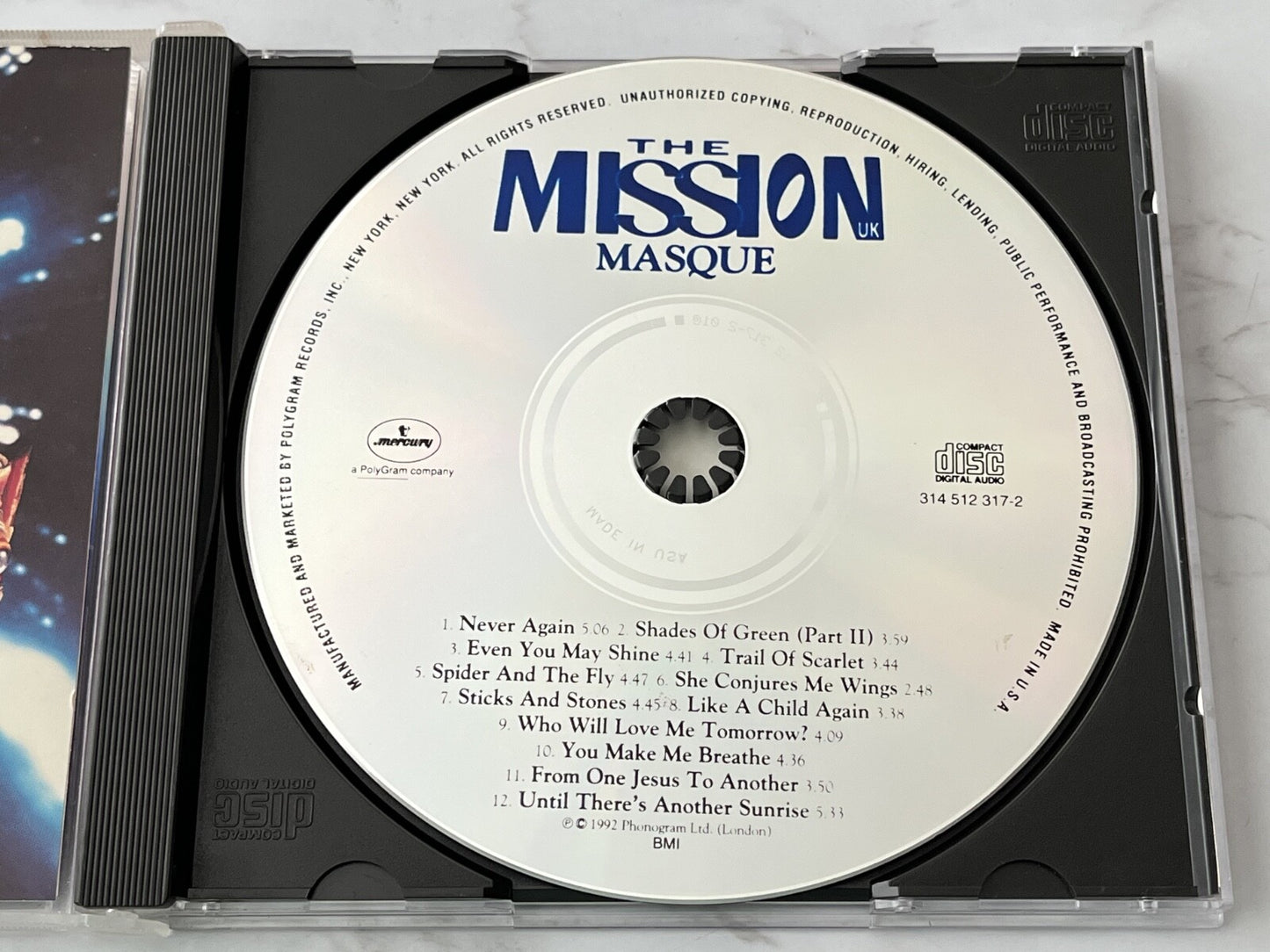 The Mission Uk, The Mission – Masque (1992) [ORIGINAL USA PRESS]