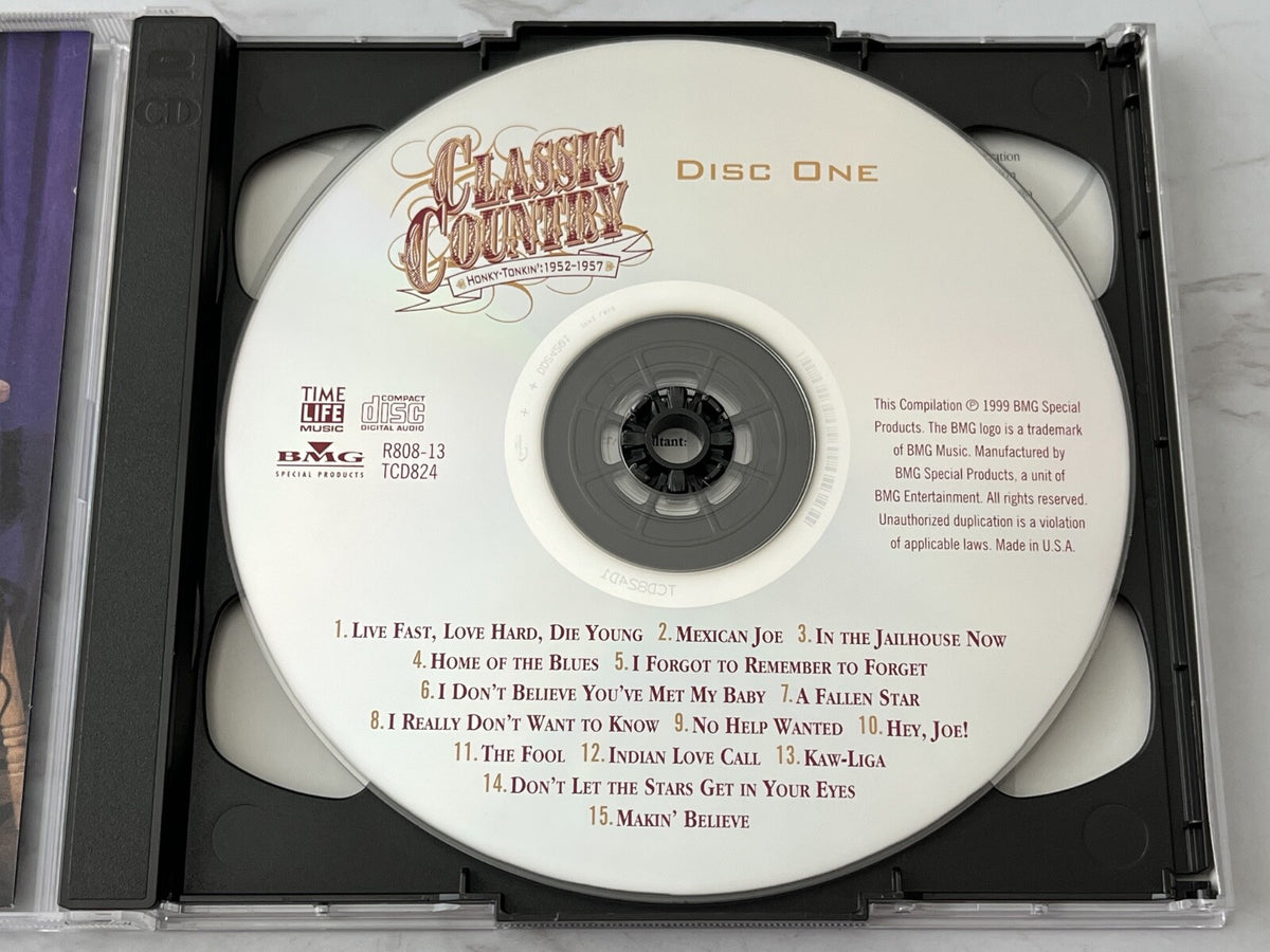 Eddy Arnold, Johnny Cash, Kitty Wells, Ray Price, Various – Time Life Music Classic Country Honky Tonkin' 1952-1957 (1999)