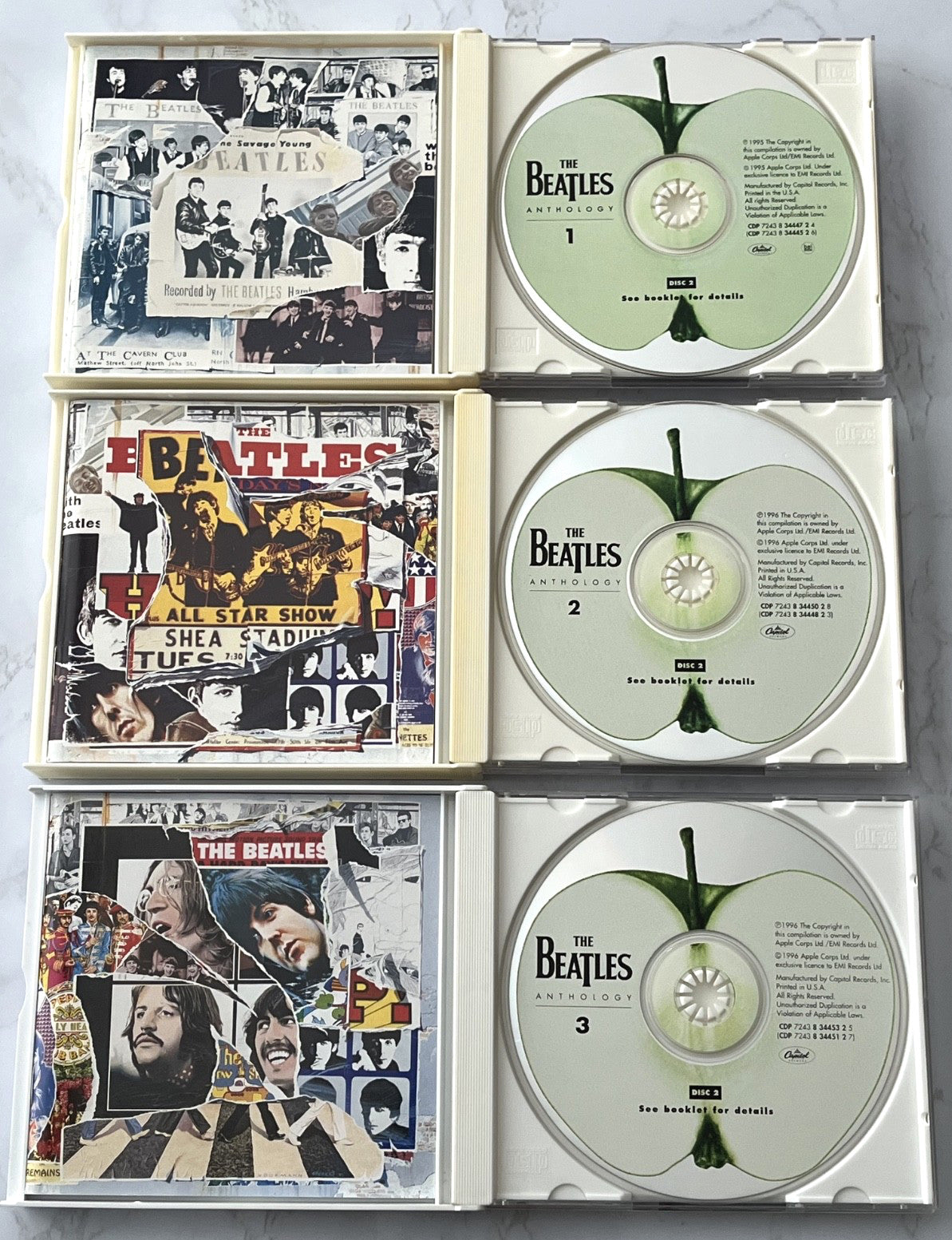 The Beatles – Anthology 1-3 6 (1995) [ORIGINAL USA PRESS]