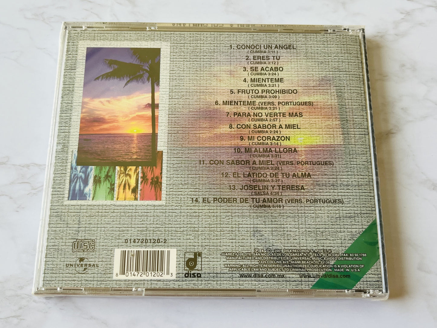 Grupo Perla Colombiana – Paraiso Tropical (2001) [ORIGINAL USA PRESS]