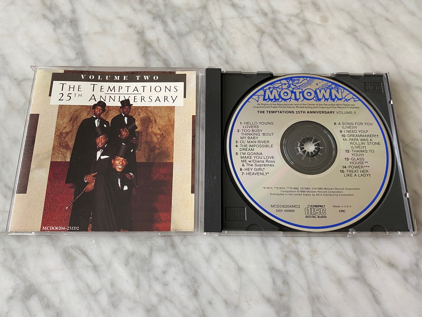 The Temptations – 25th Anniversary Vol. II