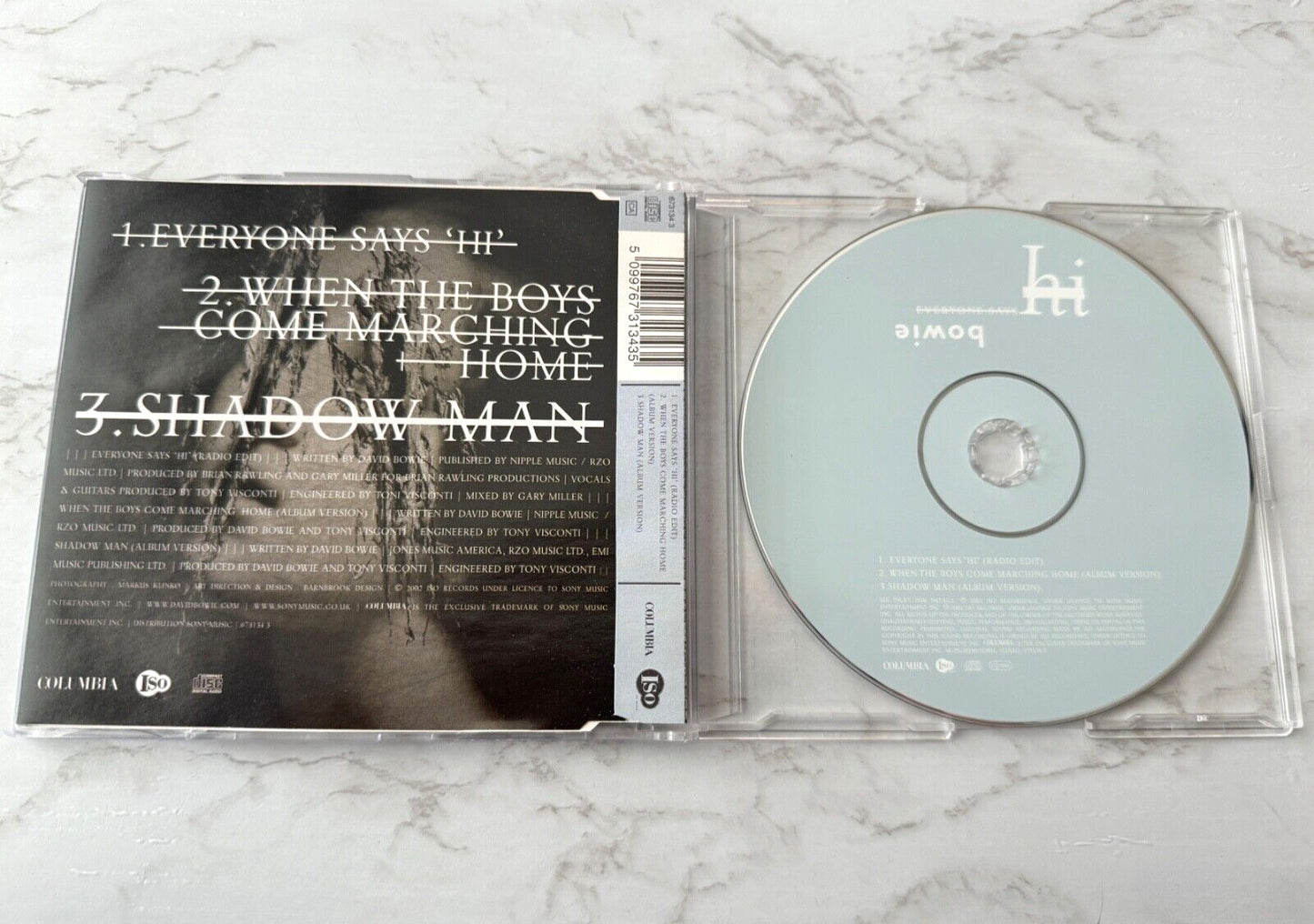 David Bowie – Everyone Says Hi (2002) [UK PRESS]