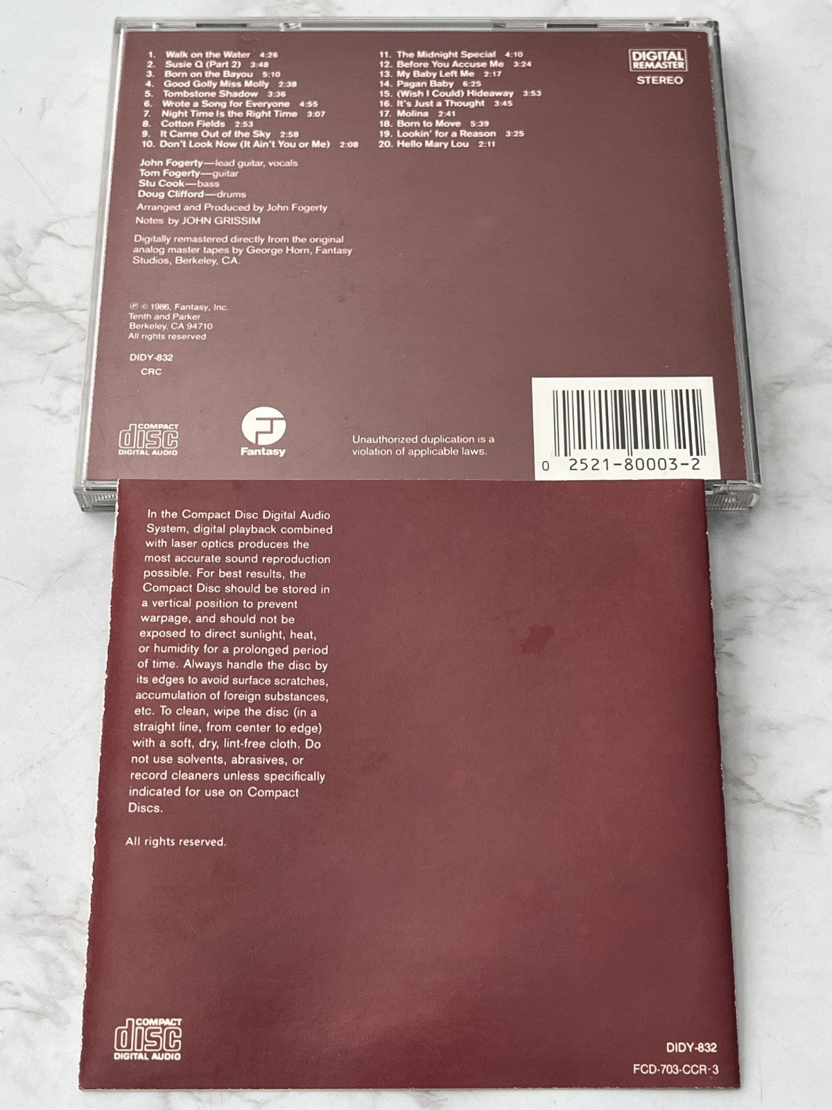 Creedence Clearwater Revival – Chronicle Vol. 2 (1986) [DADC PRESS]