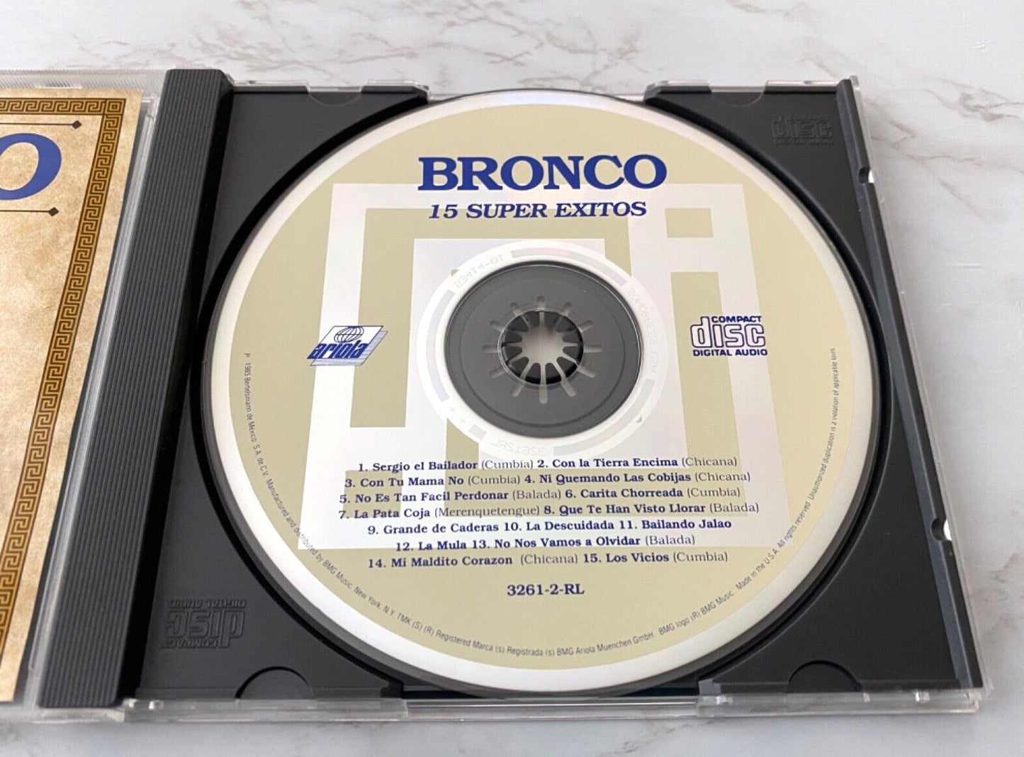 Bronco – 15 Super Exitos (1985) [ORIGINAL USA PRESS]