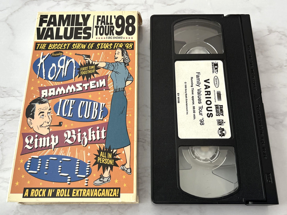 Family Values Fall Tour '98 VHS 1999 Immortal EV 50188 Korn, Rammstein (1999)