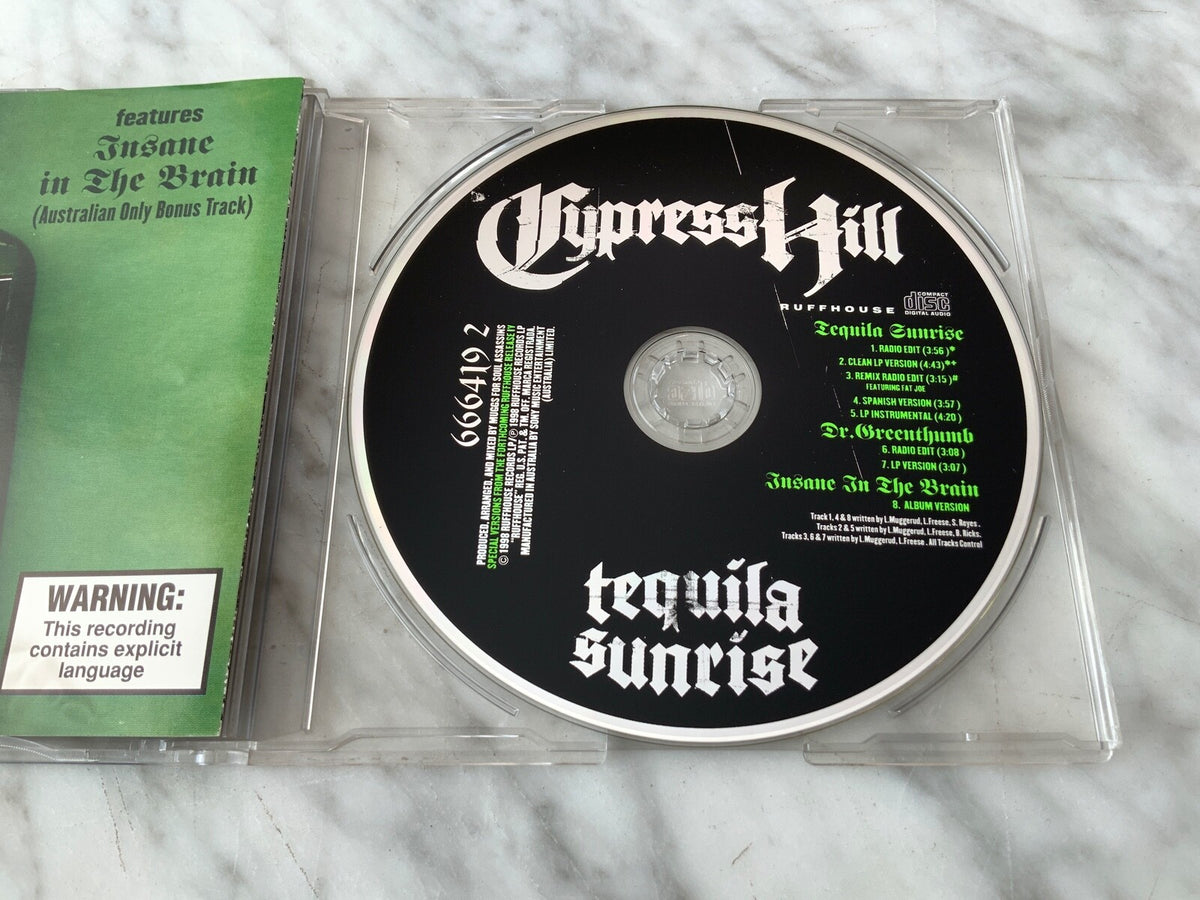 Cypress Hill – Tequila Sunrise (Maxi Single) (1998) [AUSTRALIA PRESS]