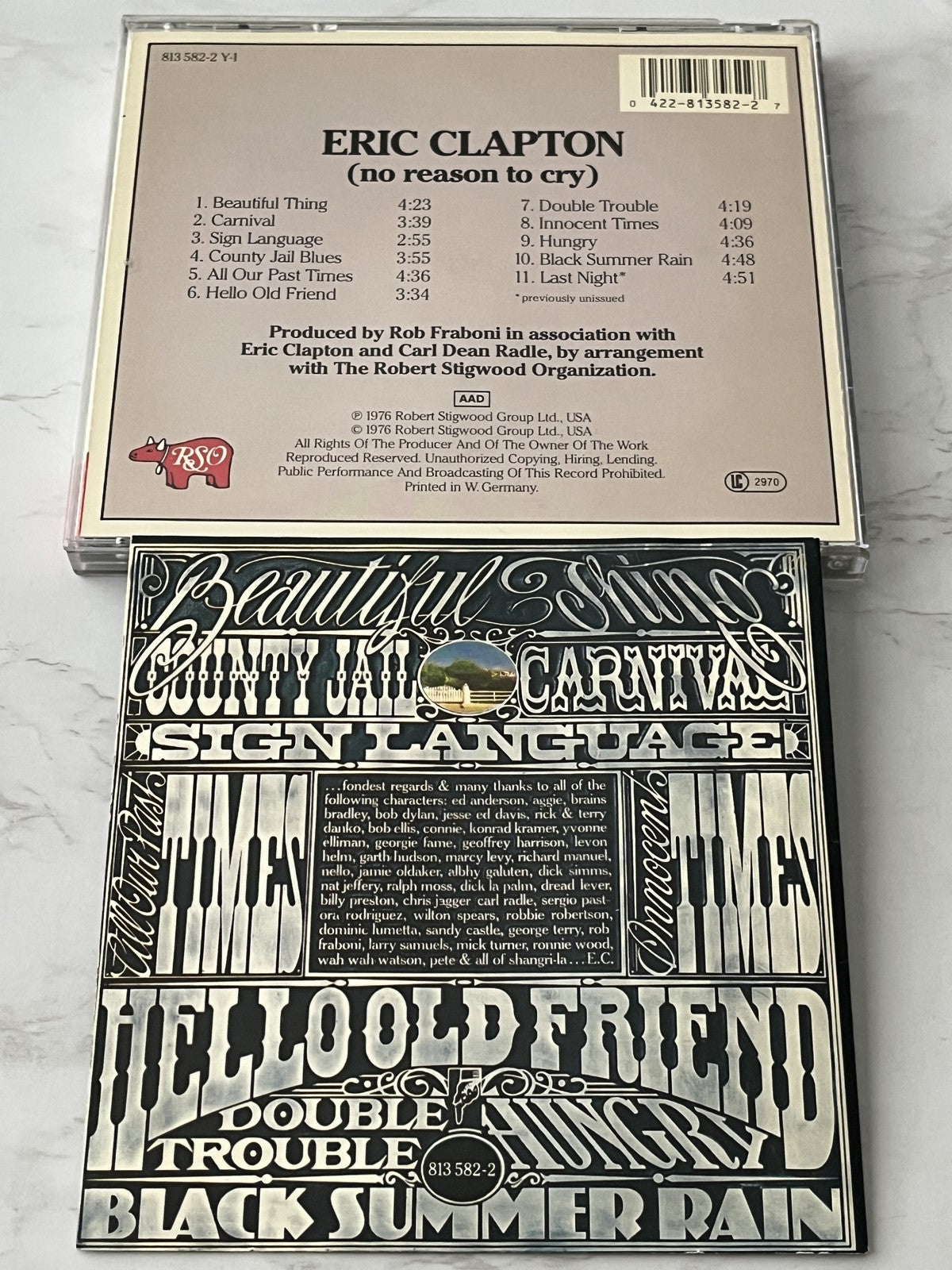 Eric Clapton – No Reason To Cry (1986) [W GERMANY TARGET ERA]