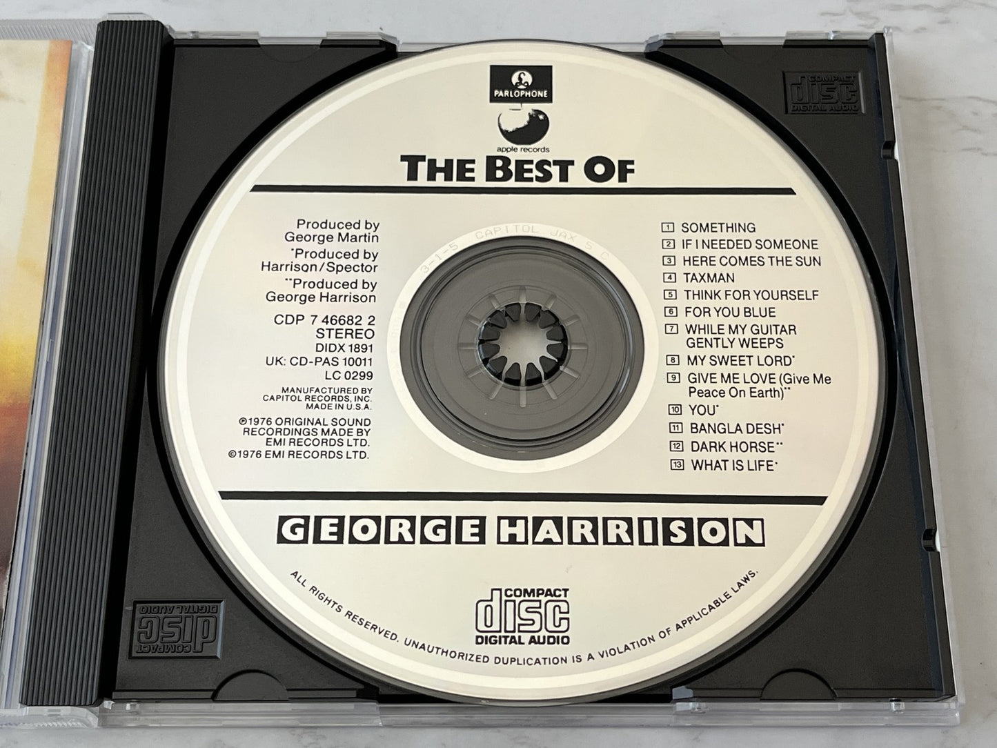 George Harrison – The Best Of (1988) [ORIGINAL USA PRESS]