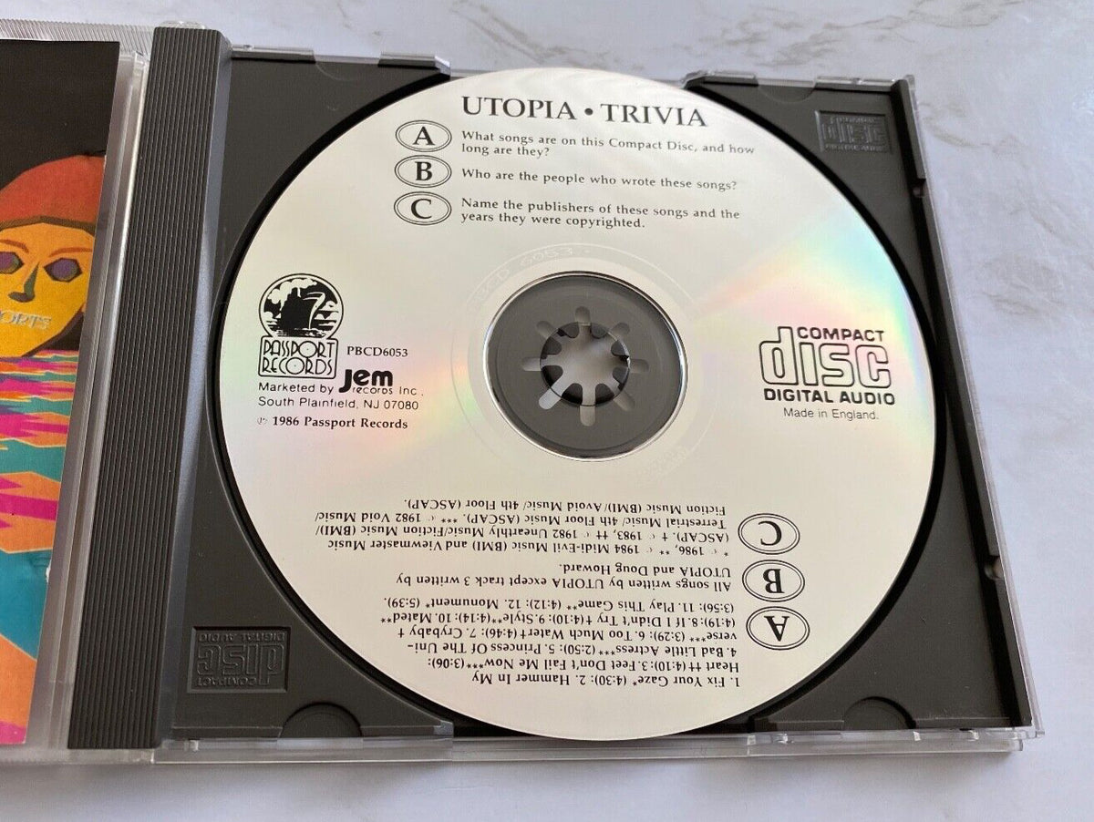 Utopia – Trivia (1986) [NIMBUS PRESS]