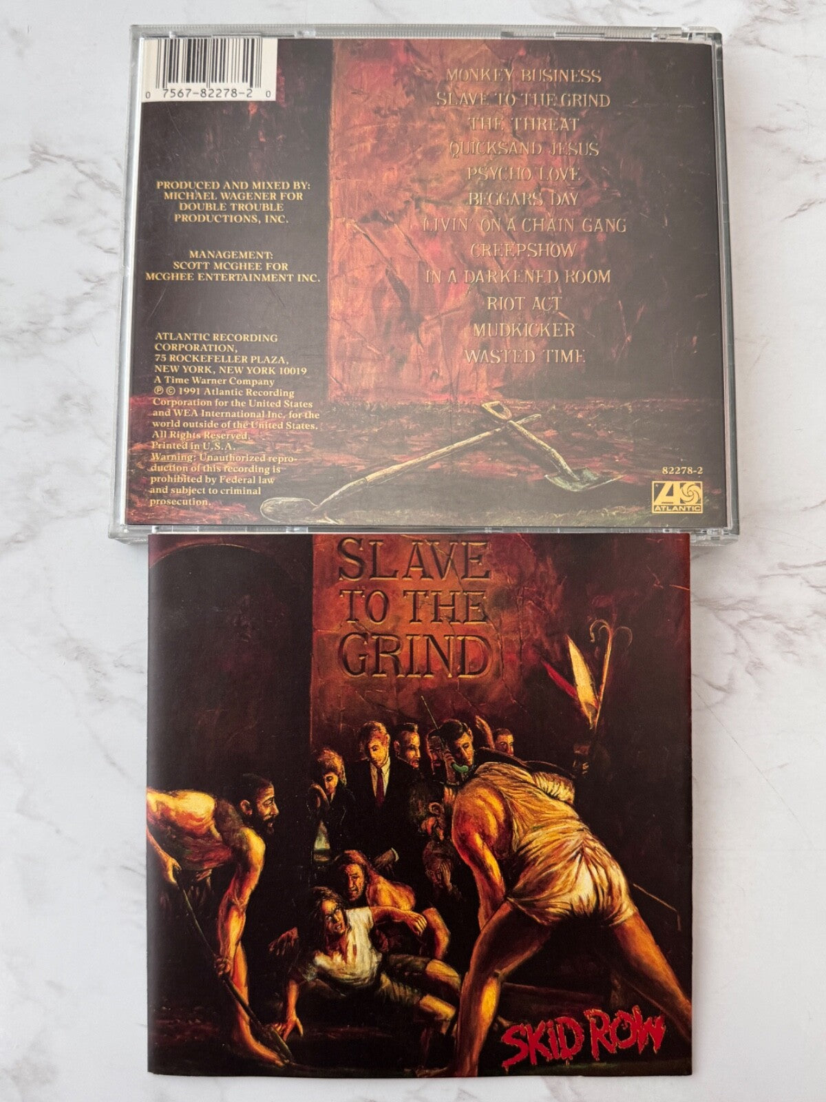 Skid Row – Slave To The Grind (1991) [ORIGINAL USA PRESS]