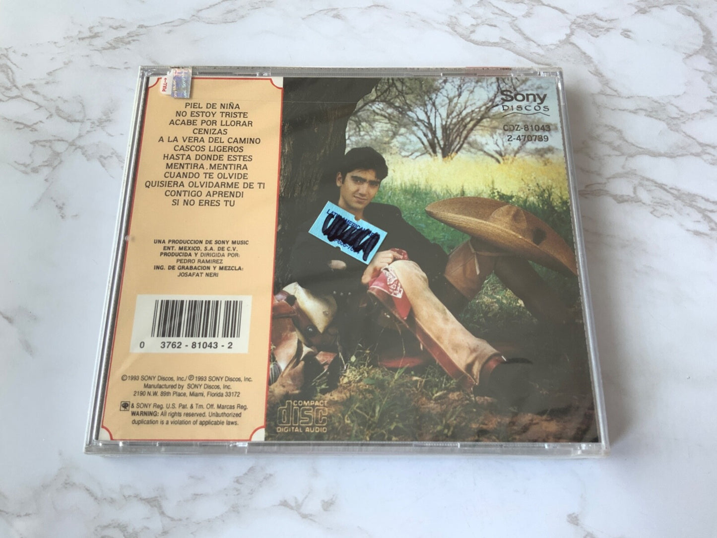 Alejandro Fernandez – Piel De Niña (1993) [ORIGINAL USA PRESS]