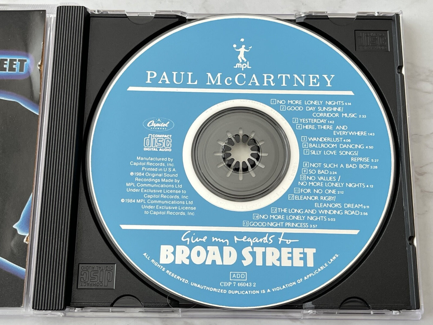 Paul McCartney – Give My Regards To Broad Street (1991)
