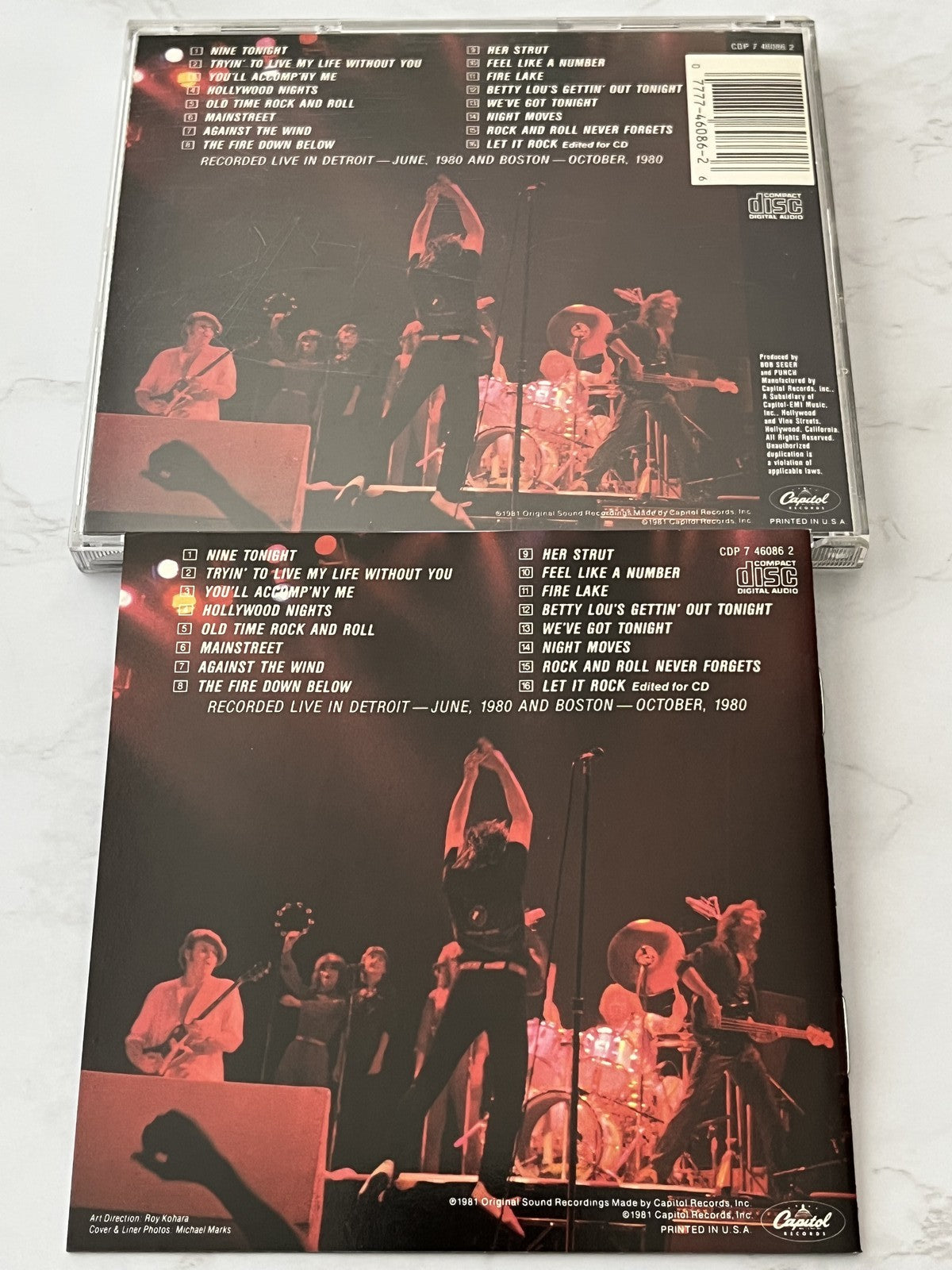 Bob Seger & The Silver Bullet Band – Nine Tonight [USA DISCTRONICS]