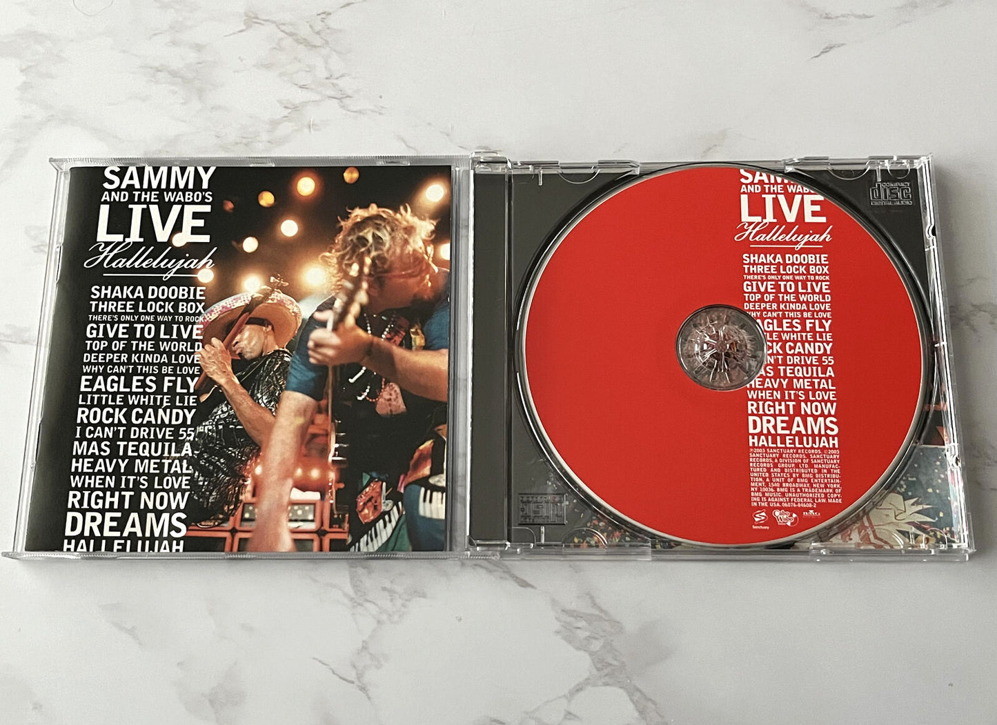 Sammy Hagar – Live Hallelujah (2003) [ORIGINAL USA PRESS]