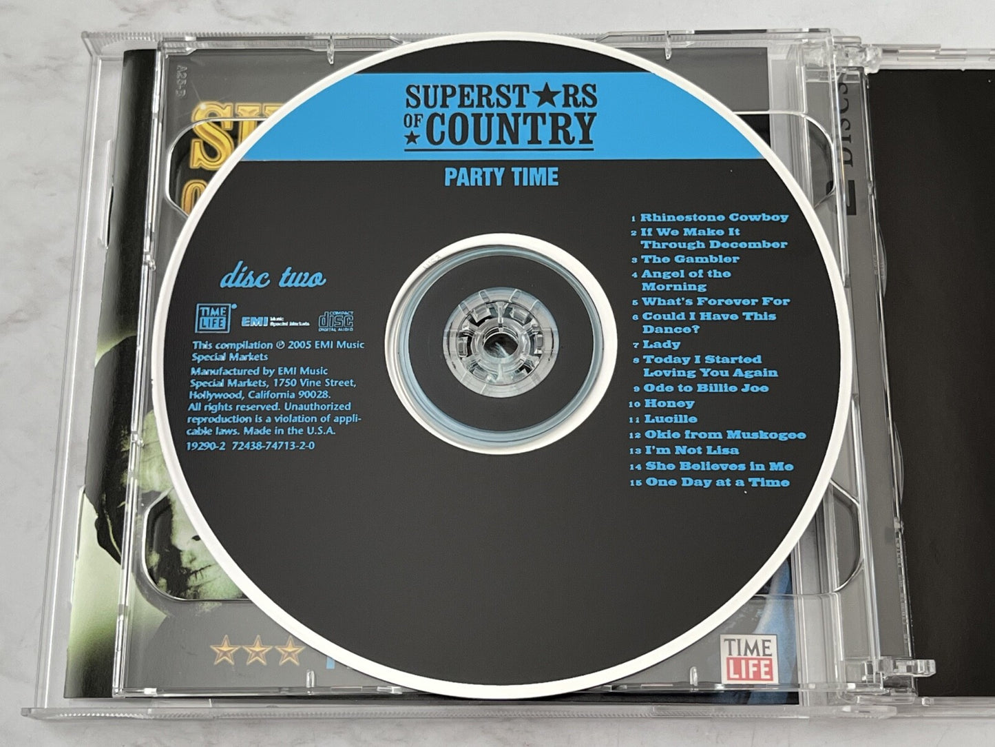 Cristy Lane, Kenny Rogers, Merle Haggard, Ray Stevens, Various – Time Life Music Superstars Of Country Party Time (2005)