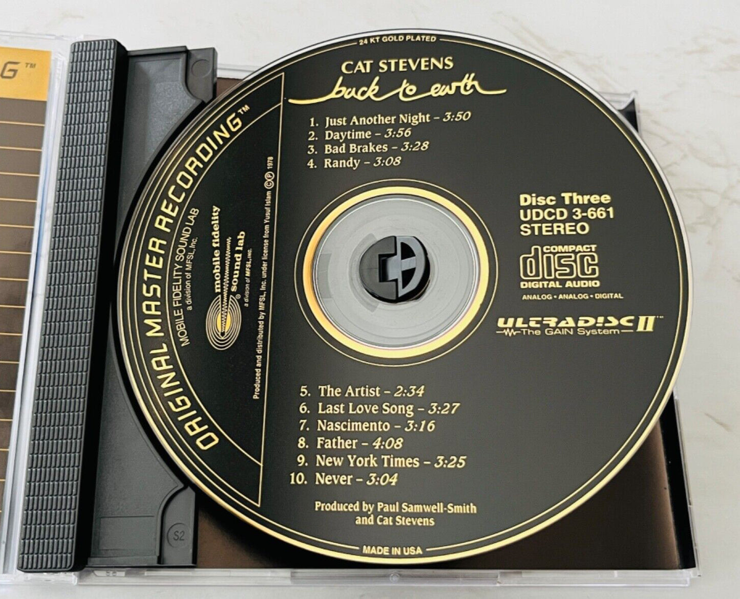Cat Stevens – Three (MFSL, 24KT Gold, Numbered, Box Set)