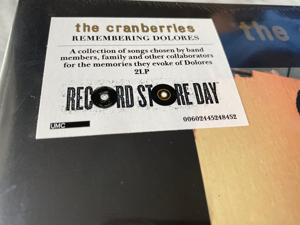 The Cranberries Remembering Dolores 2 LP LIMITED ED. RECORD STORE DAY 2022 NEW