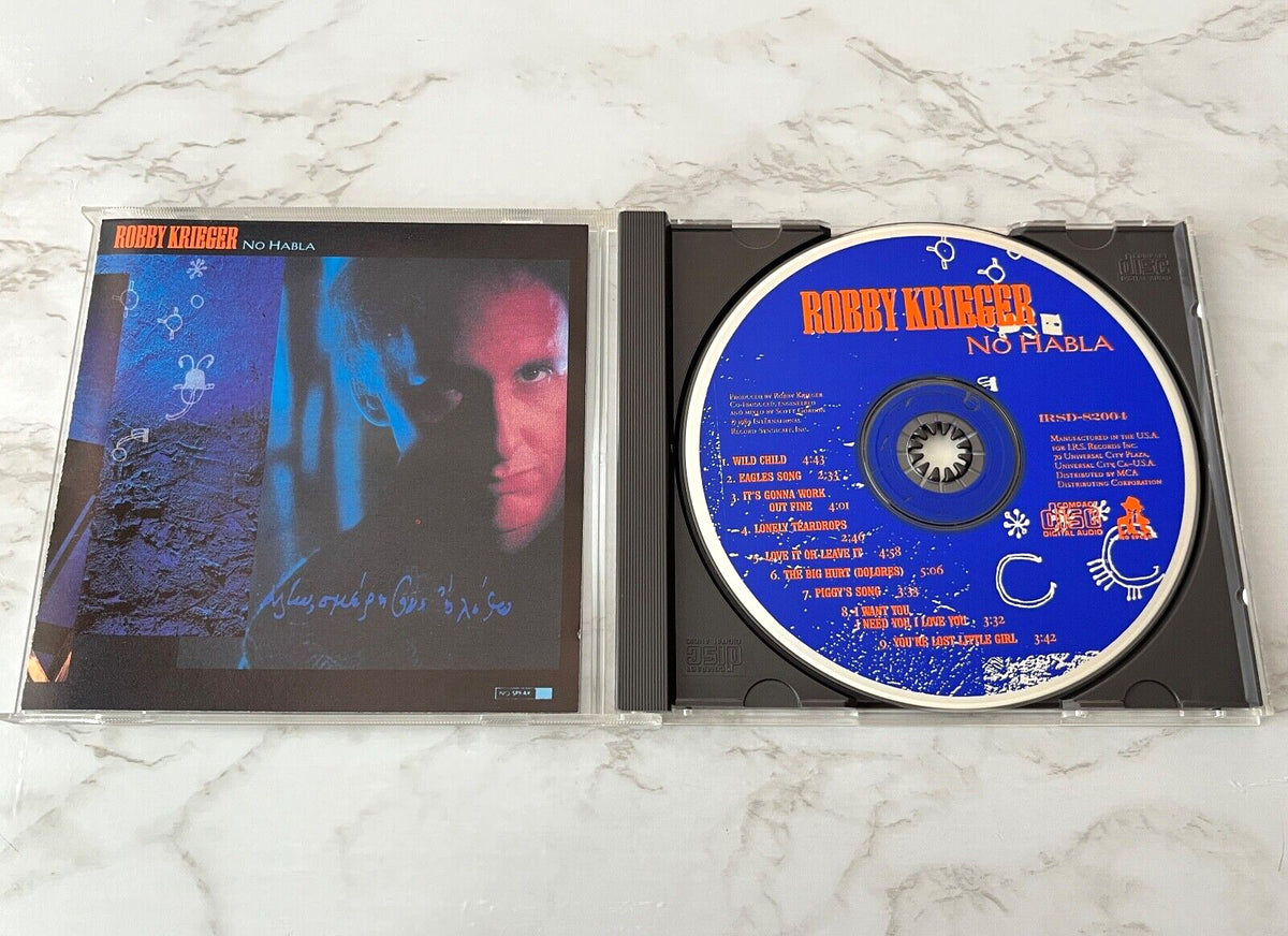 Robby Krieger – No Habla (1989) [ORIGINAL USA PRESS]