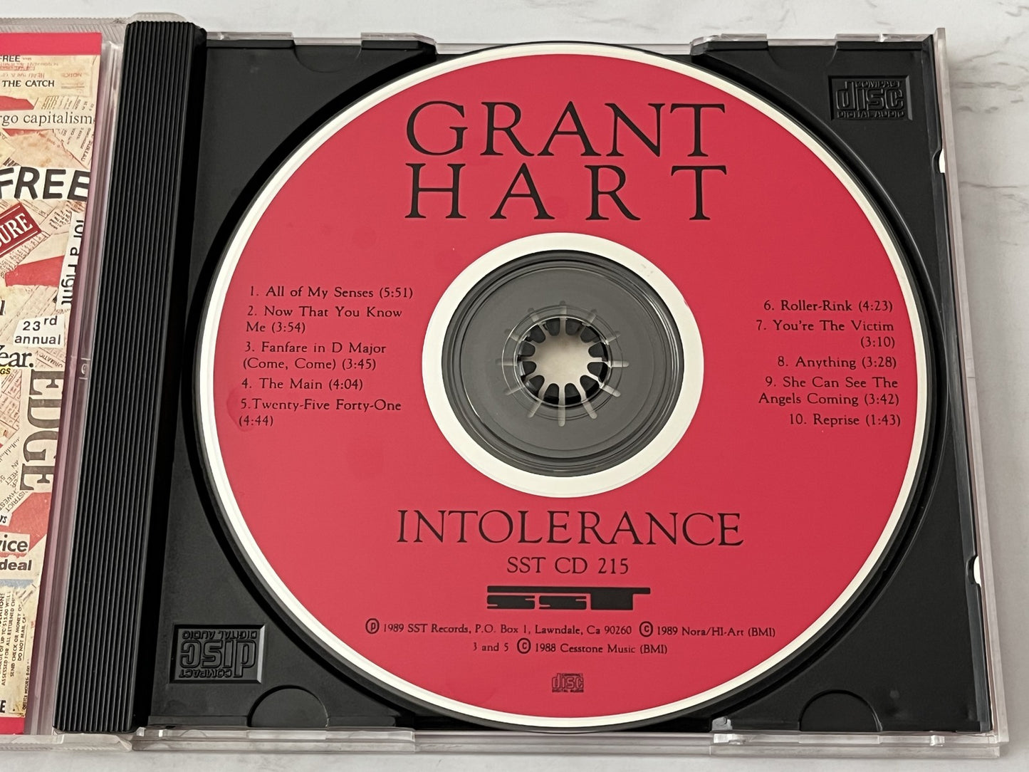 Grant Hart – Intolerance (1989) [JVC PRESS]