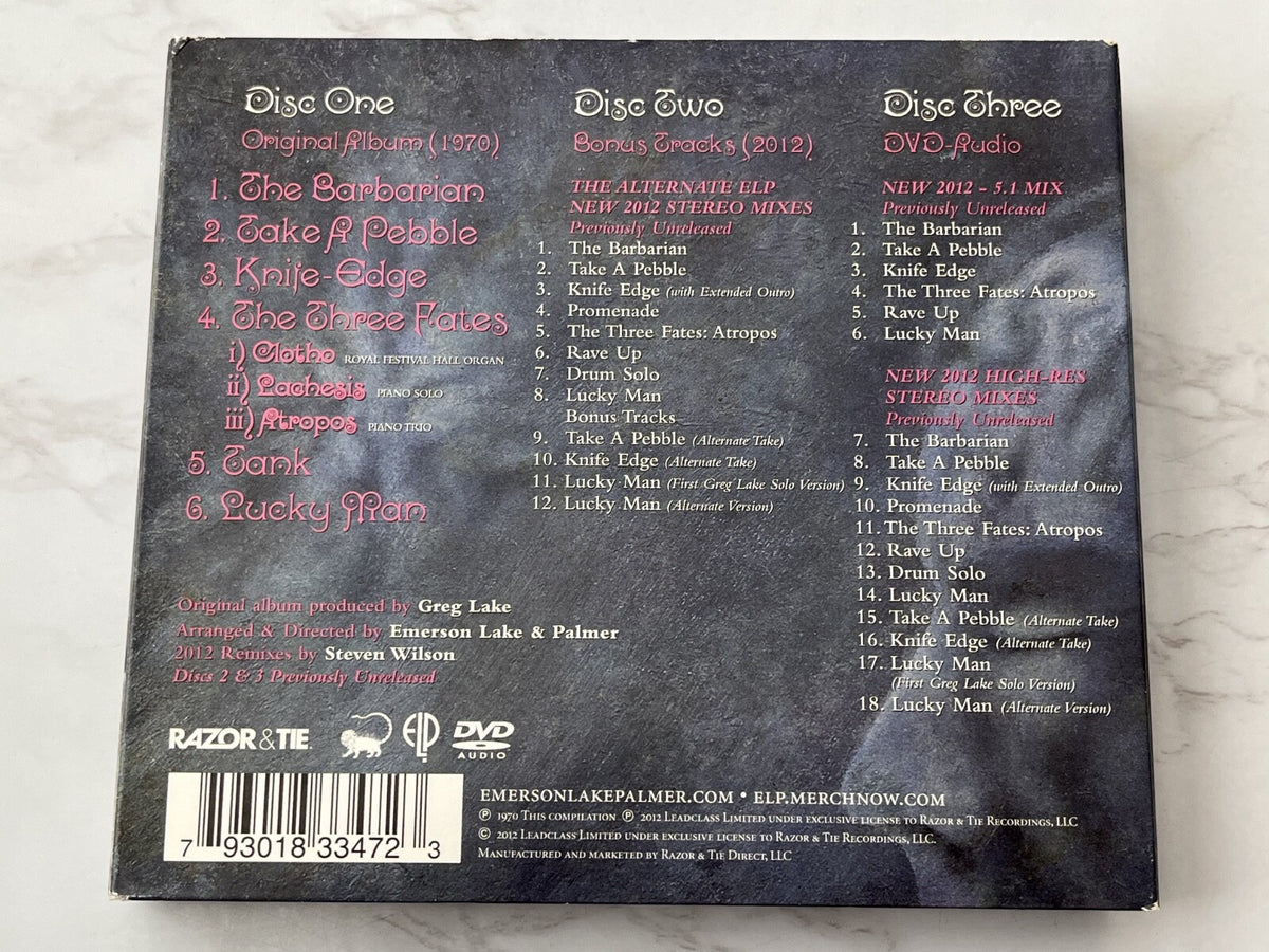 Emerson Lake & Palmer – Emerson Lake Palmer Emerson Lake & Palmer (5.1 Surround, Deluxe Edition, Digipak, CD/DVD) (2012)
