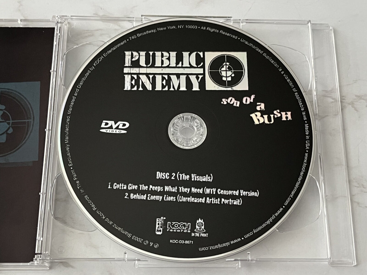 Public Enemy – Son Of A Bush (CD/DVD) (2003) [ORIGINAL USA PRESS]