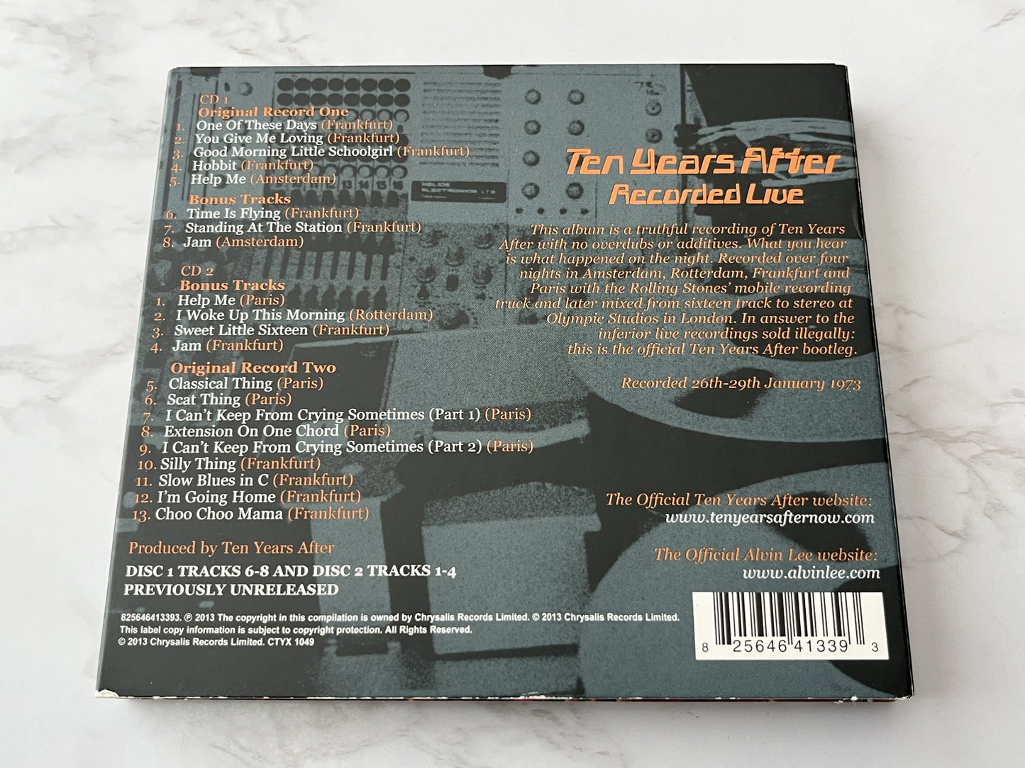Ten Years After – Recorded Live (Digipak) (2013) [UK PRESS]