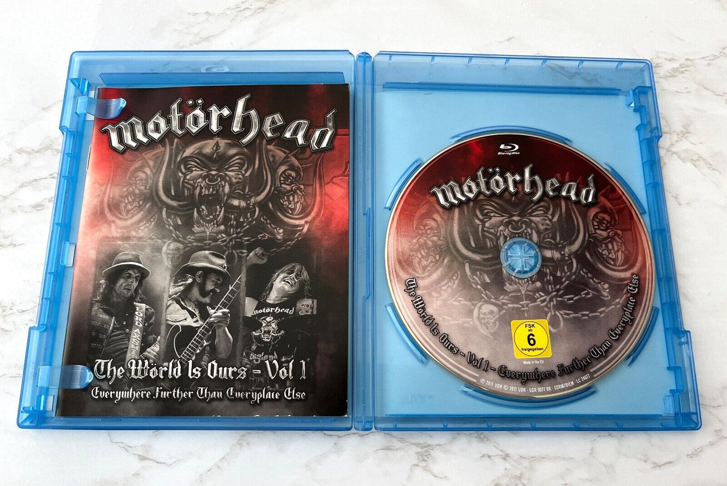 Motorhead The World Is Ours Vol. 1 Blu-ray Disc (2011) [UK PRESS]