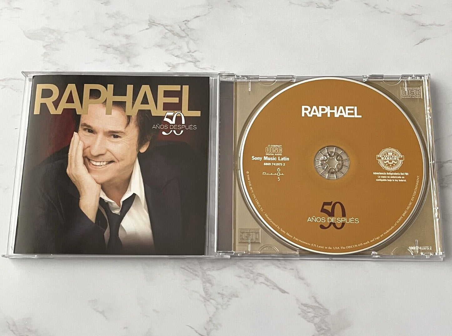 Raphael – 50 Años Después (2008) [ORIGINAL USA PRESS]