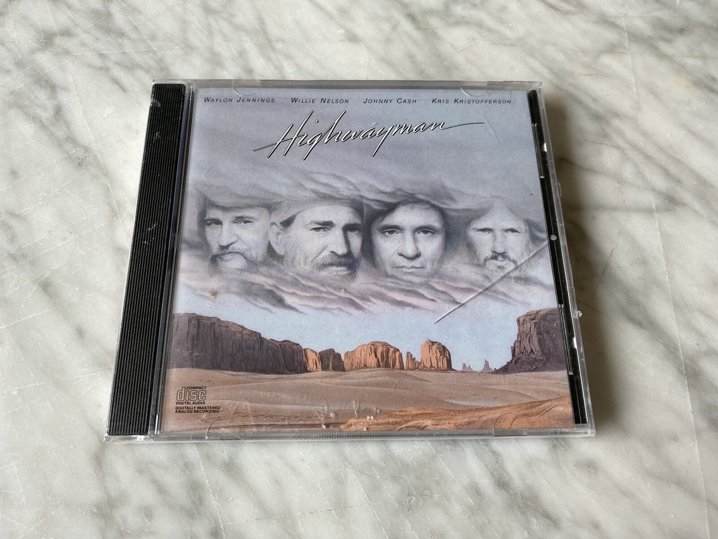 Various, Johnny Cash, Waylon Jennings, Kris Kristofferson – Nelson, Jennings, Cash, Kristofferson Highwayman (1985)