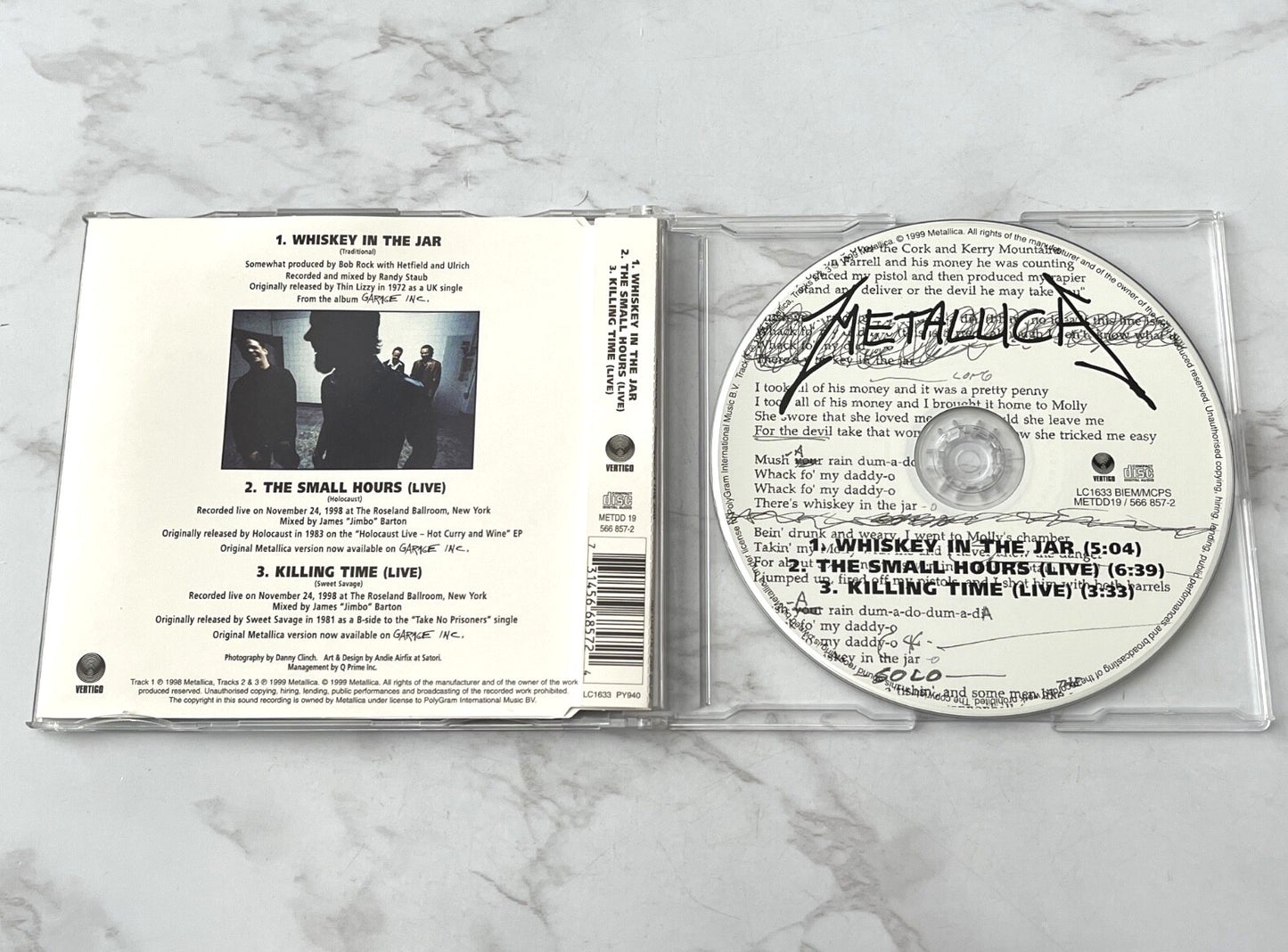 Metallica – Whiskey In The Jar (1999) [UK PRESS]