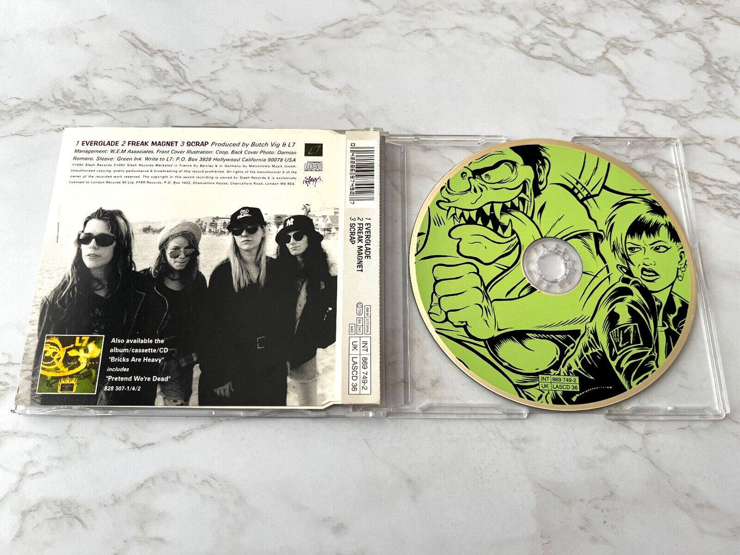 L7 – Everglade (Numbered, Picture Disc) (1992) [UK PRESS]