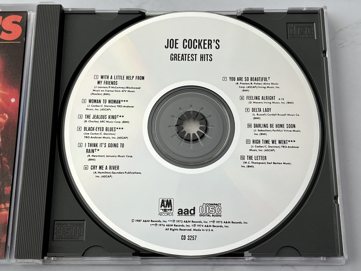 Joe Cocker – Joe Cockers Greatest Hits (1987) [ORIGINAL USA PRESS]