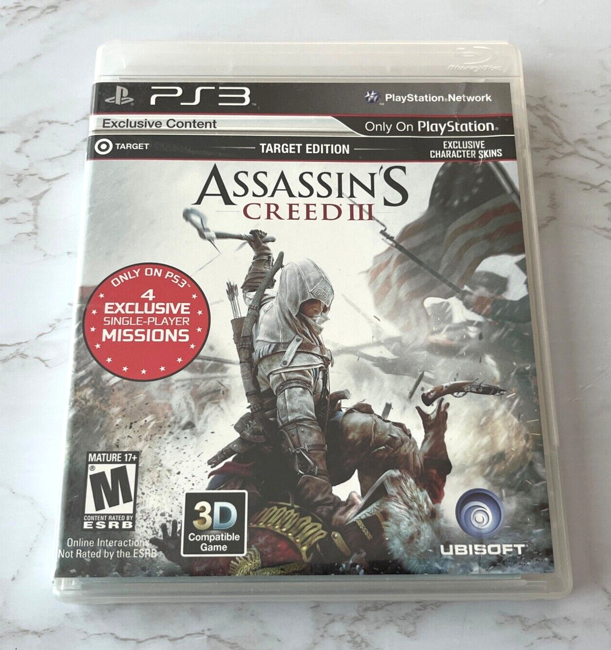 Assassin's Creed III TARGET EDITION! Sony PlayStation 3 Ubisoft 2012 PS3 (2012)