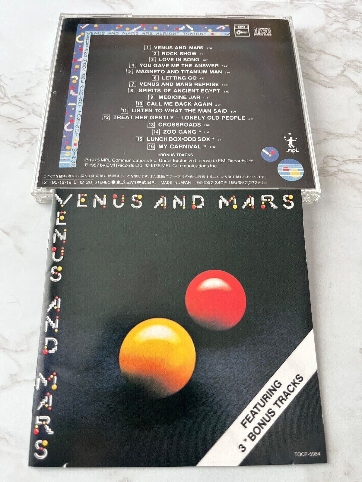 Paul McCartney, Wings – Venus And Mars (OBI) (1989) [JAPAN TARGET ERA]