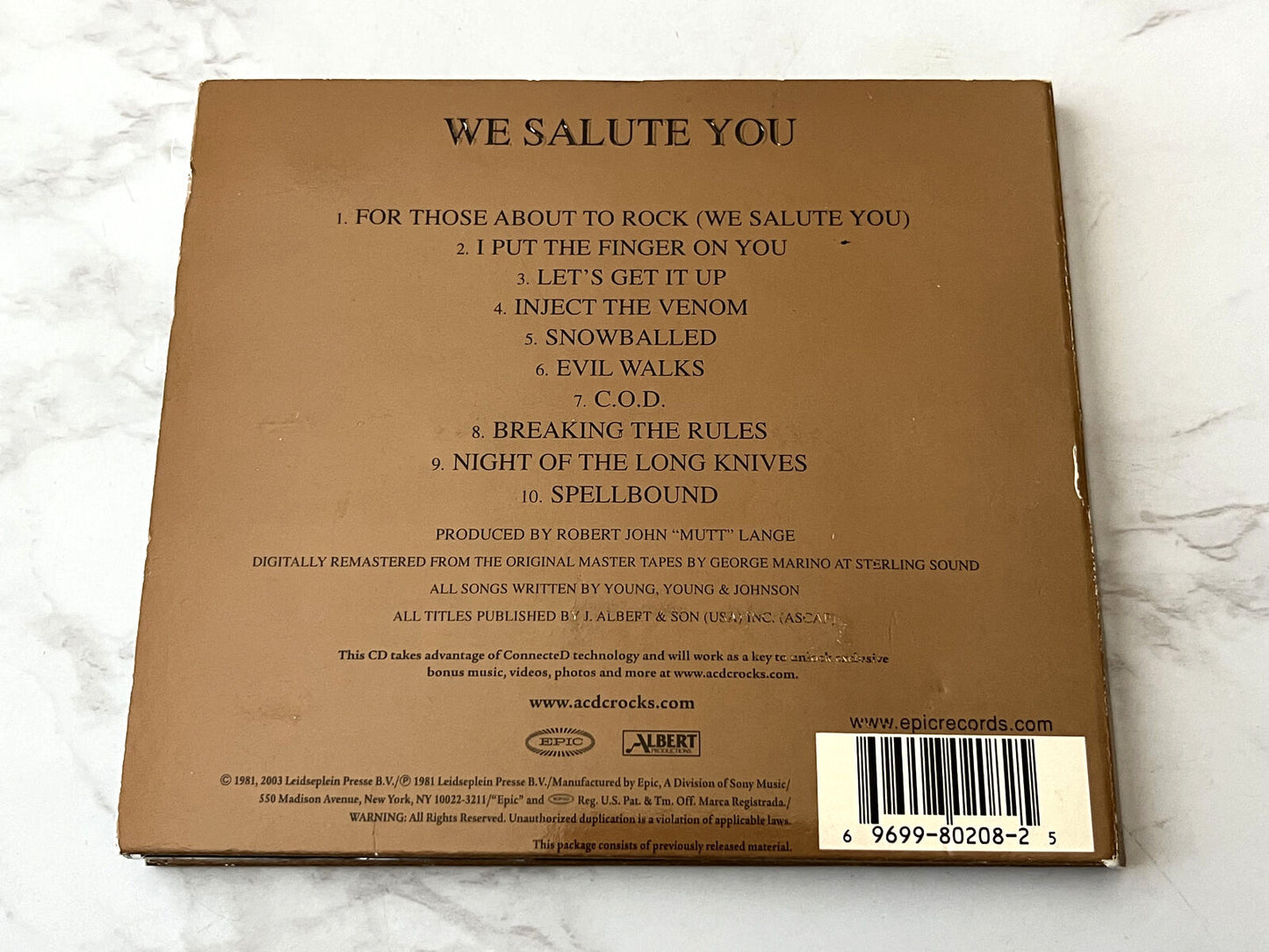 AC/DC – For Those About To Rock (Digipak) (2003)