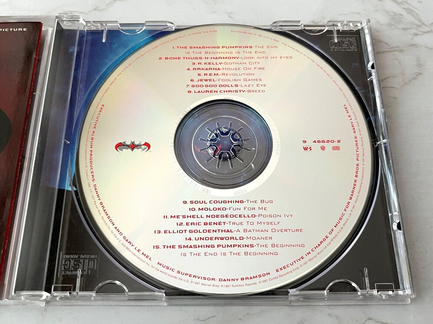 Bone Thugs-N-Harmony, Goo Goo Dolls, Jewel, R. Kelly, R.E.M., The Smashing Pumpkins, Various – Batman & Robin Music From The Motion Picture (1997)