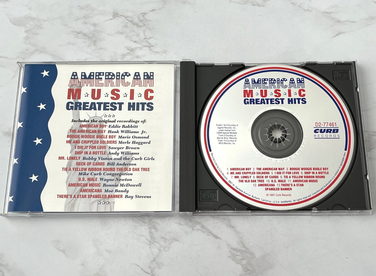 Merle Haggard, Moe Bandy, Ray Stevens, Various – American Music Greatest Hits [ORIGINAL USA PRESS]