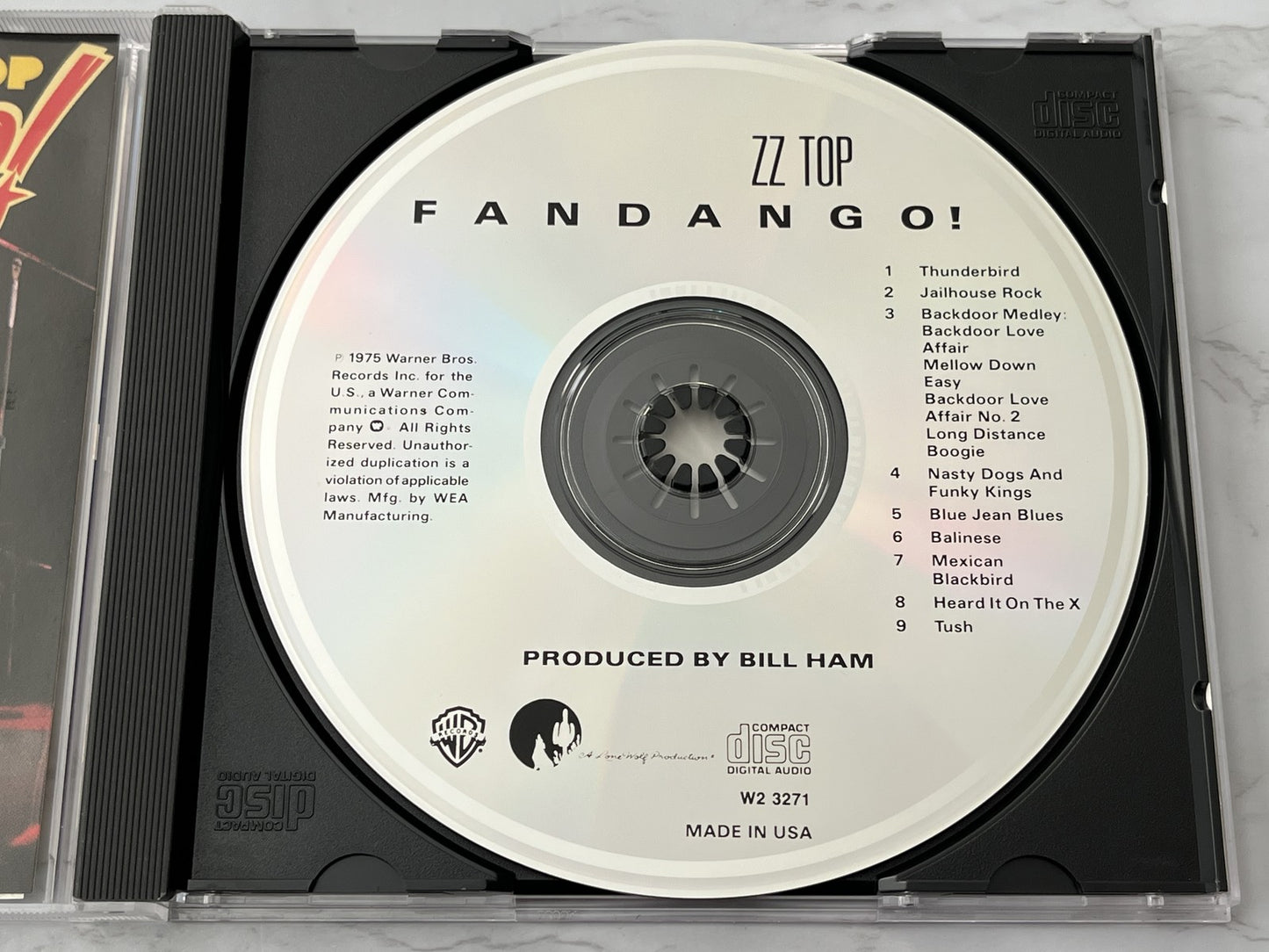 ZZ Top – Fandango (1986) [ORIGINAL USA PRESS]