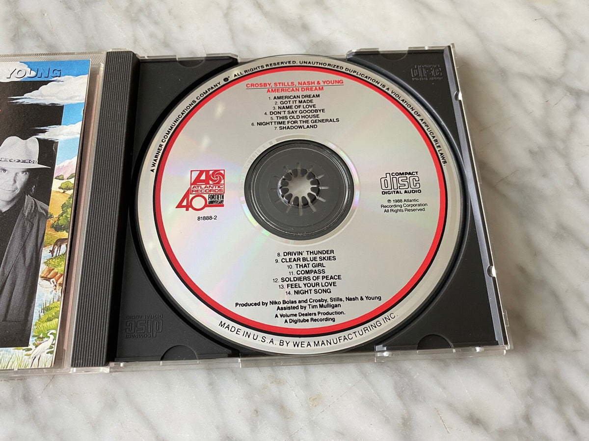 Crosby, Stills, Nash & Young – American Dream (1988) [ORIGINAL USA PRESS]