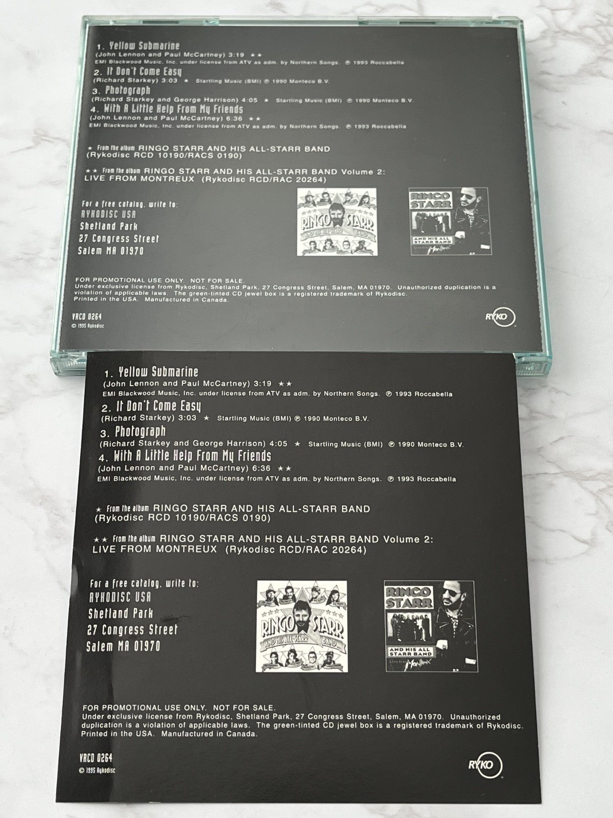Ringo Starr – All Starr Band Private Issue By Discover (Promo) (1995)
