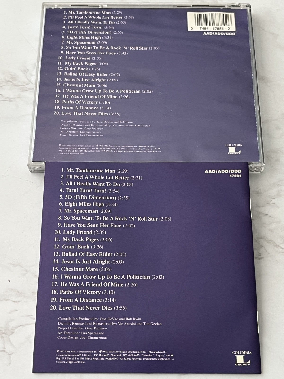 The Byrds – 20 Essential Tracks From The Boxed Set 1965-1990 (1992)