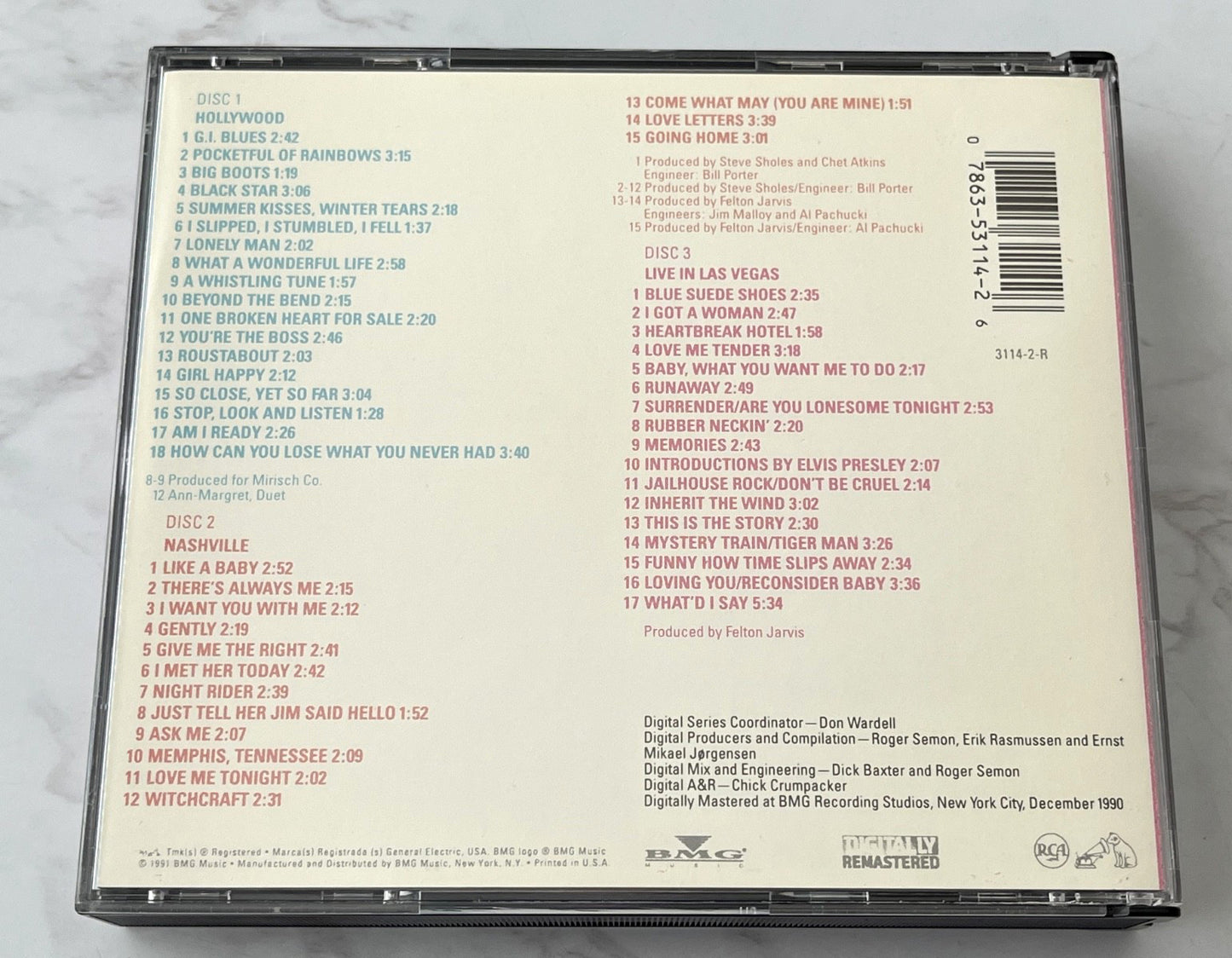 Elvis Presley – Collectors Gold (1991) [ORIGINAL USA PRESS]