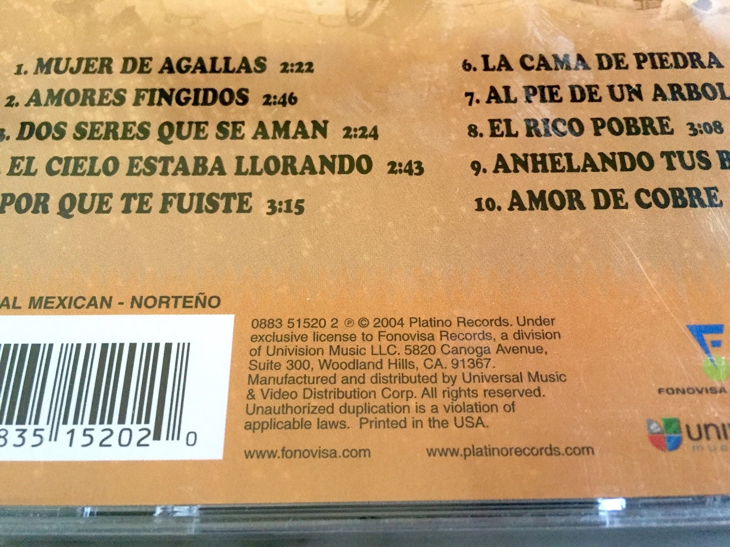 Carlos y Jose – Para Rato (2001) [ORIGINAL USA PRESS]