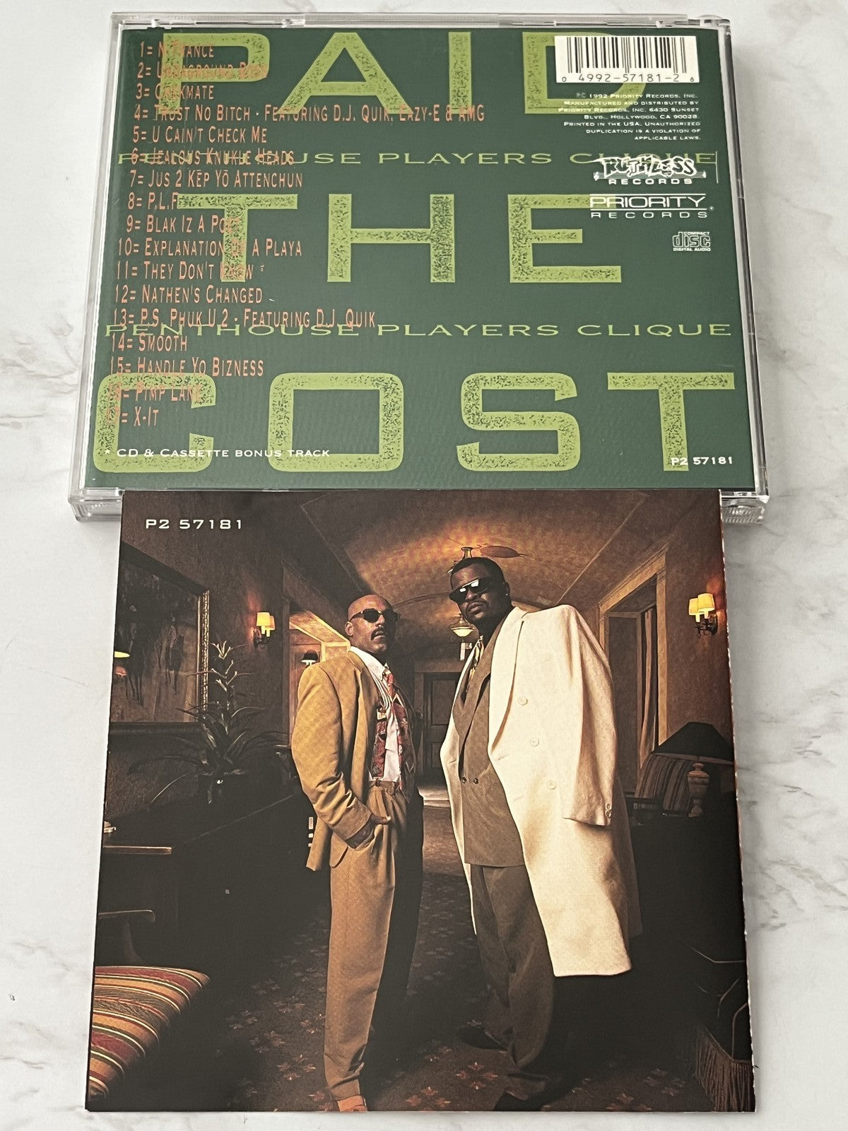 Penthouse Players Clique – Paid the Cost (1992) [USA CAPITOL PRESS]