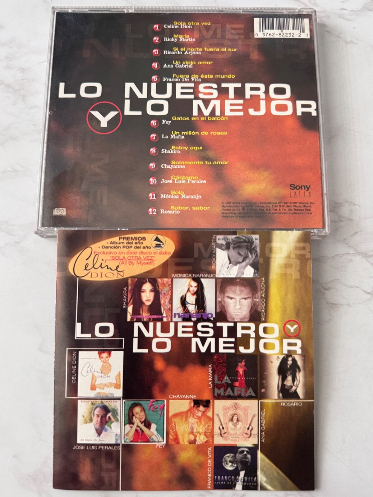 Chayanne, La Mafia, Monica Naranjo, Ricky Martin, Shakira – Lo Nuestro Y Lo Mejor (1997) [ORIGINAL USA PRESS]