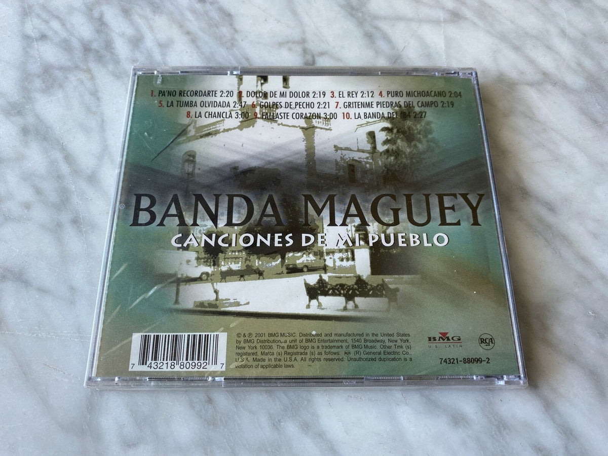 Banda Maguey – Canciones De Mi Pueblo (2001) [ORIGINAL USA PRESS]