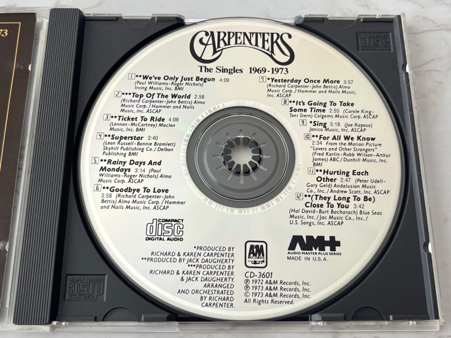 Carpenters – The Singles 1969-1973