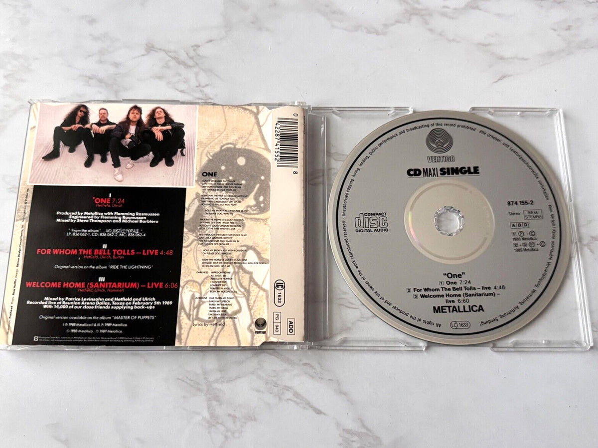 Metallica – One (Maxi Single) (1989) [W GERMANY TARGET ERA]