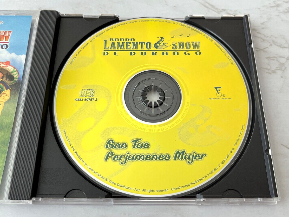 Banda Lamento Show De Durango – Son Tus Perfumenes Mujer (2002) [ORIGINAL USA PRESS]